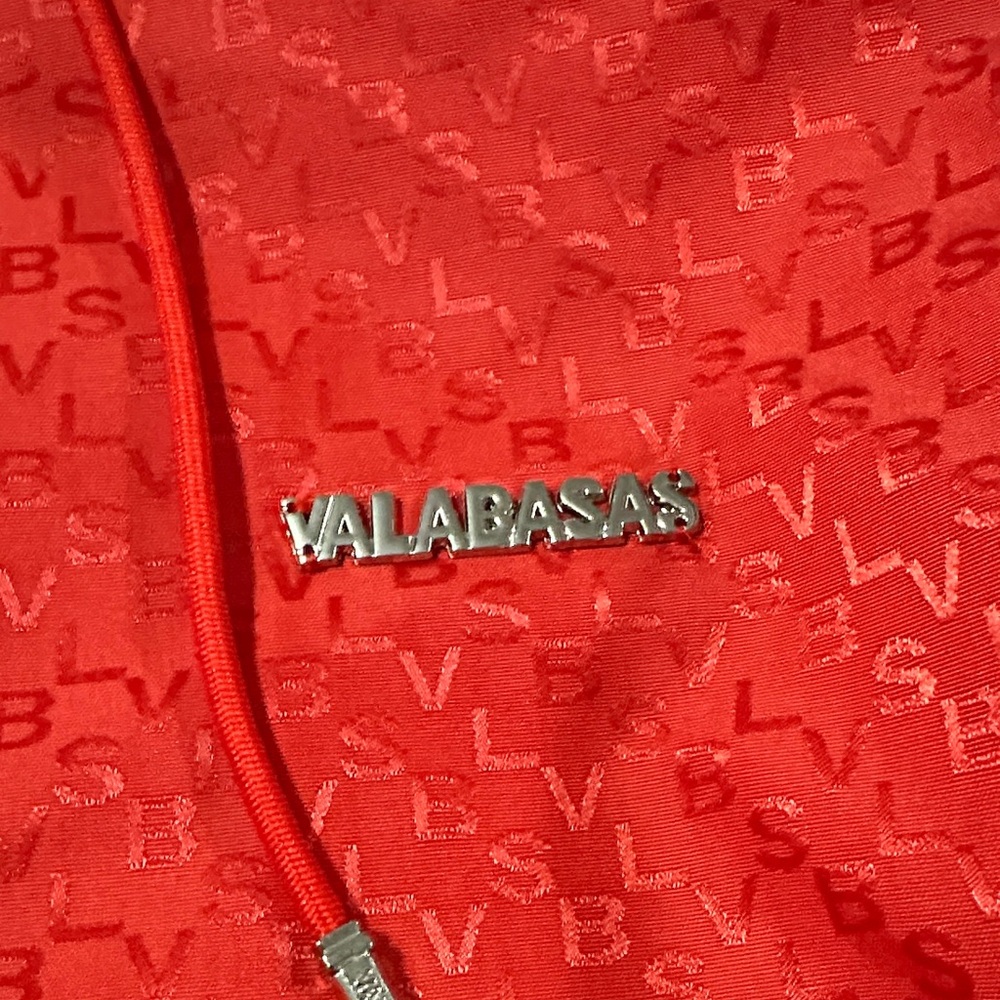 Valabasas Vibrant Red Patterned Jacket - image 2